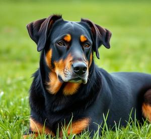 austrian black and tan hound dog breed pictures