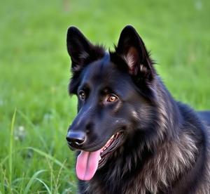 black norwegian elkhound dog breed photos