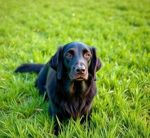 flat-coated retriever dog breed photos