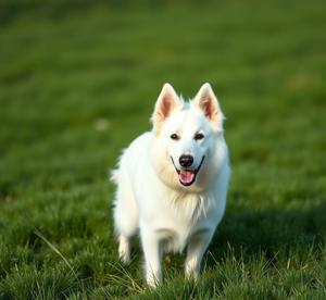 white swiss shepherd dog breed photos